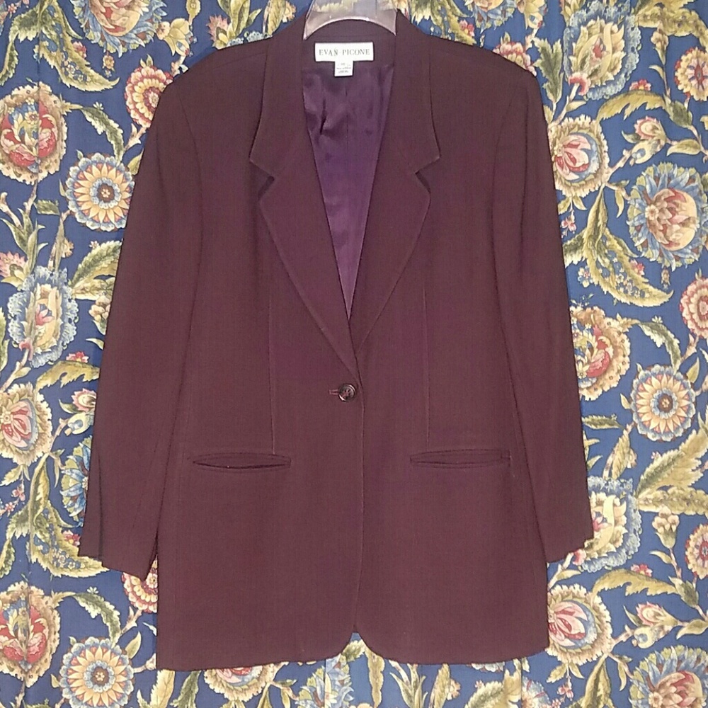 Burgundy Blazer
